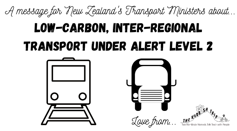 Letter to NZ Transport Ministers Re Low-Carbon Inter-Regional Transport Options under Alert Level 2